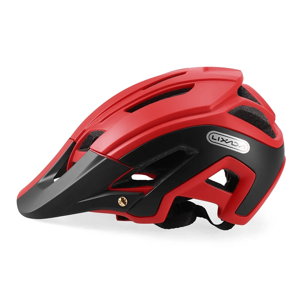 Lightweight Cycling Helmet with Detachable Visor, 16 Vents F7921