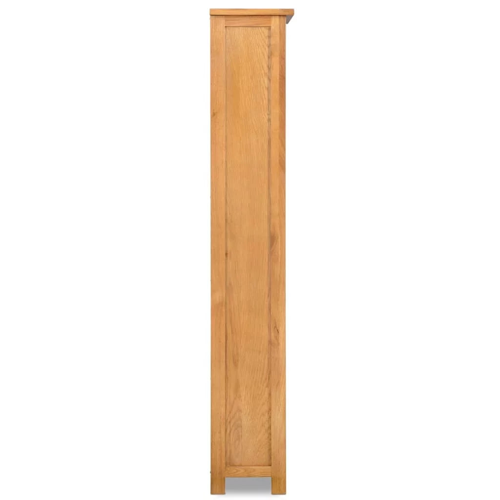 5-Tier Solid Oak Wood Bookcase M9720