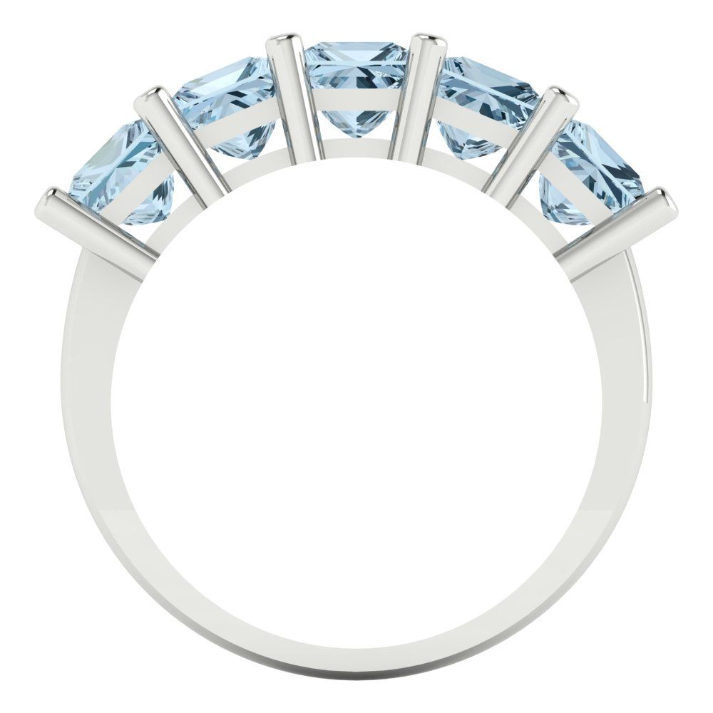 14k White Gold Eternity Band W464