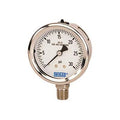 Bourdon Tube Pressure Gauge, 0 to 200 psi, 2.5" Dial, 1/4 NPT(M), Pack of 2 C558