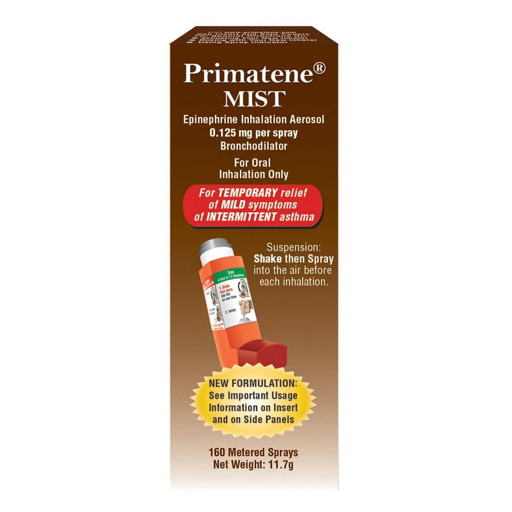 Epinephrine Oral Inhalation Aerosol Metered Spray 2 Pack H5688