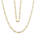 10k Yellow Gold Figaro Chain Necklace B5255