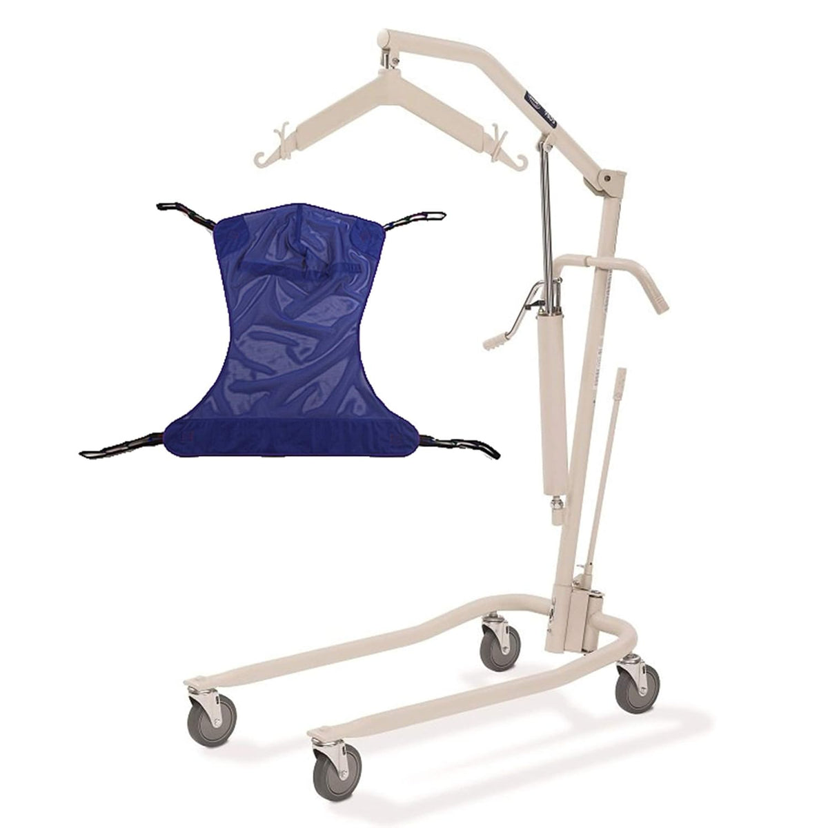 Beige Hydraulic Lift with Full Body Mesh Sling P94262