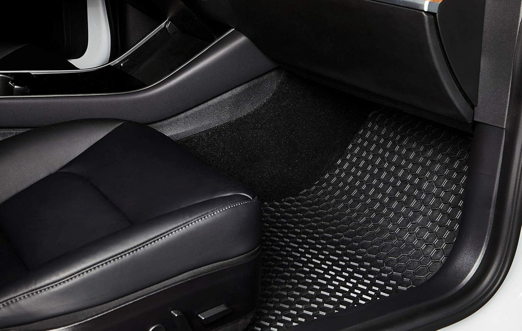 Black Rubber Cargo Mats V597