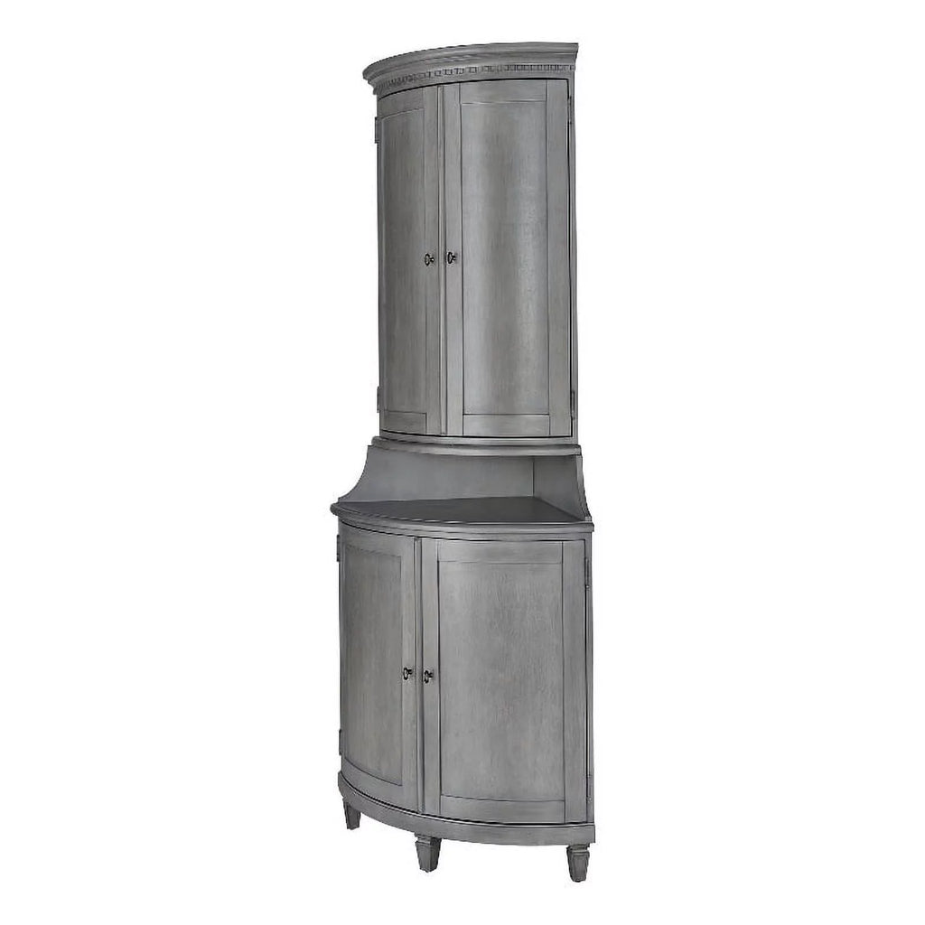Oak Wood Corner Cabinet S407005