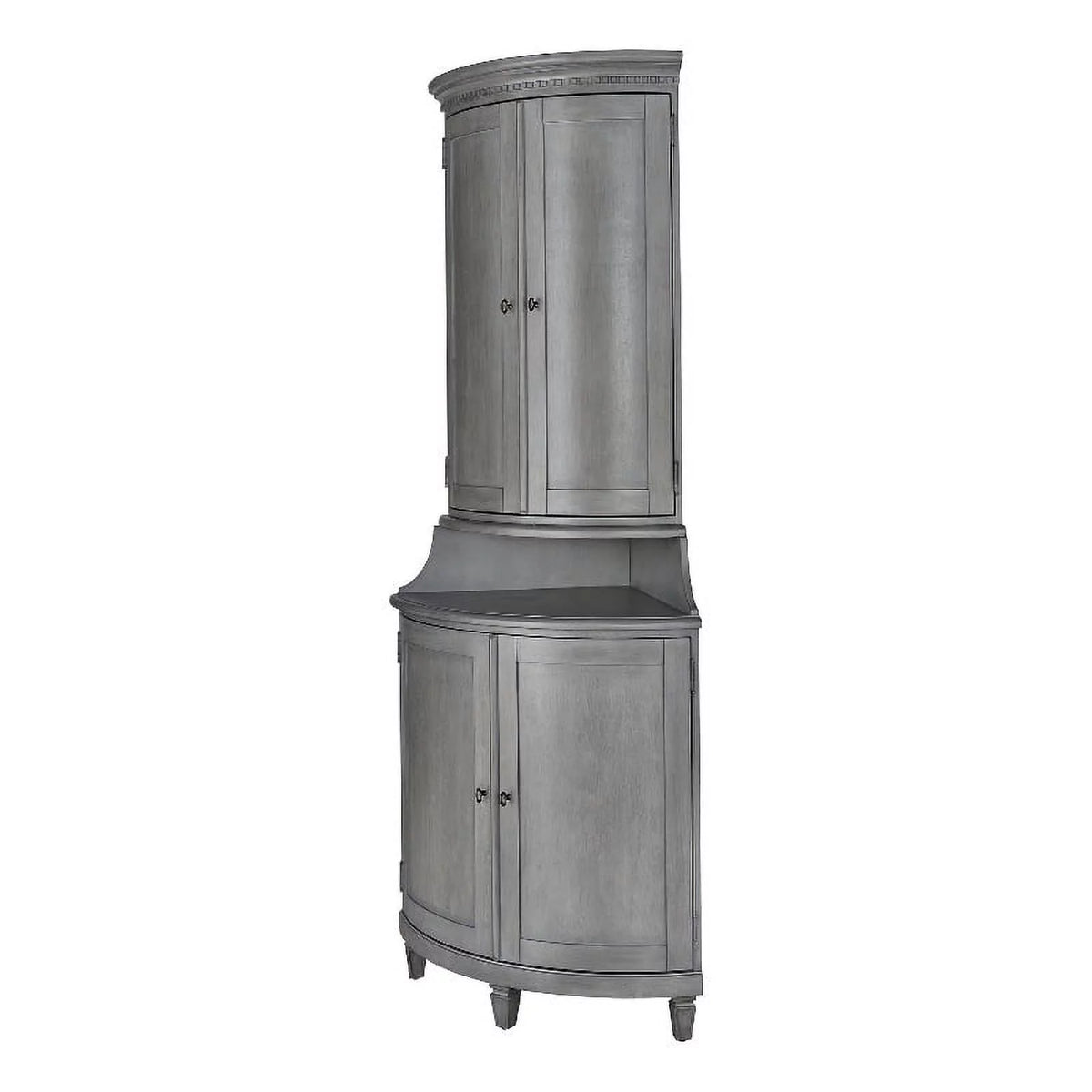 Oak Wood Corner Cabinet S407005