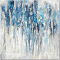Blue and Gray Abstract Canvas Wall Art J647635
