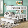 Twin Over Full Solid Wood Bunk Bed with Trundle C797106