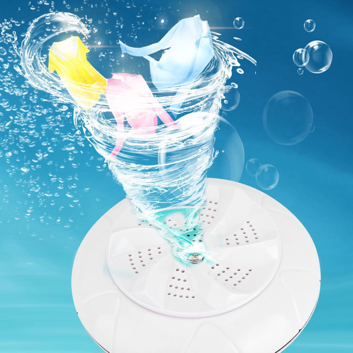 Mini Portable Washing Machine White W5383