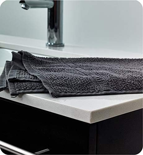 Espresso Wall Hung Bathroom Cabinet with Top and Undermount Sink O133