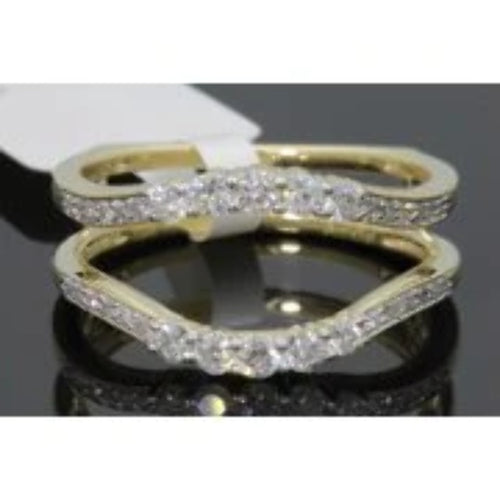 10K White Gold Diamond Engagement Ring Bridal Set K48818