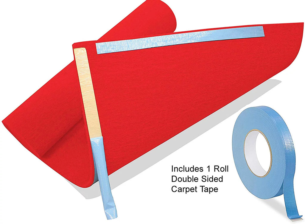 Trade Show Booth Display Flooring Carpet Rugs Set of 4 and Double Sided Carpet Tape A24935
