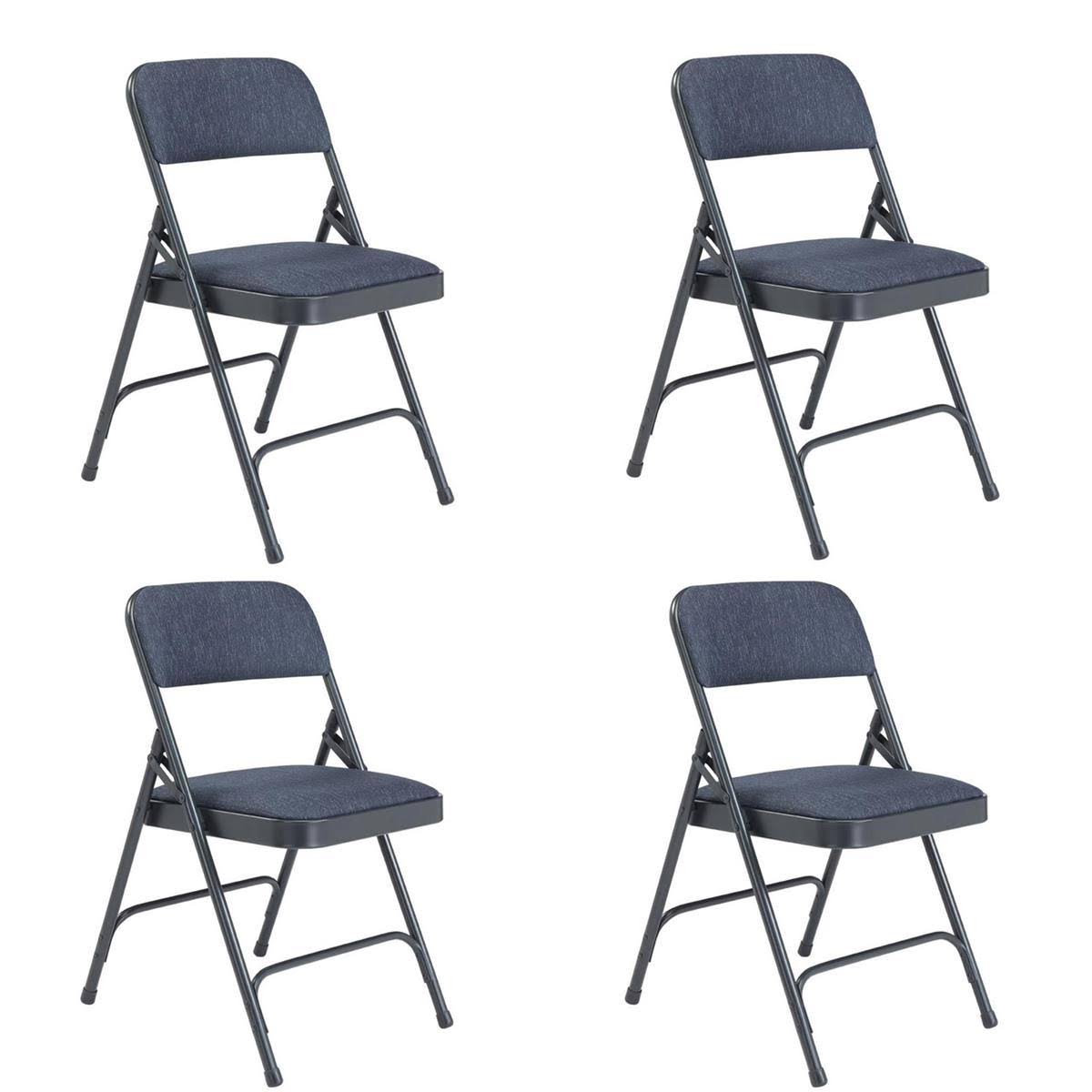 4 Pack Deluxe Fabric Folding Chair S22461