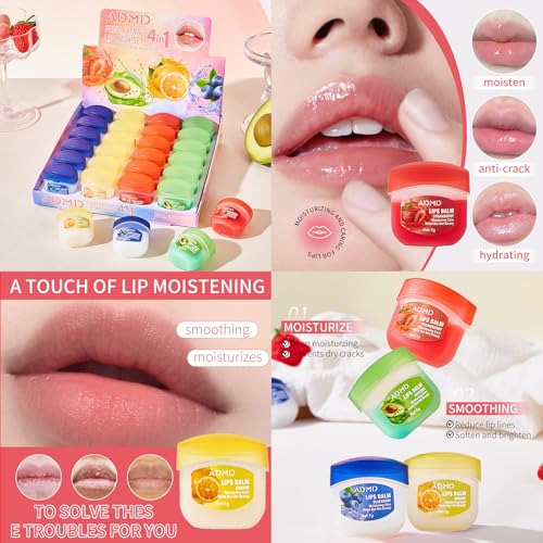 24 Lip Balm Fruit Flavor Set M4235