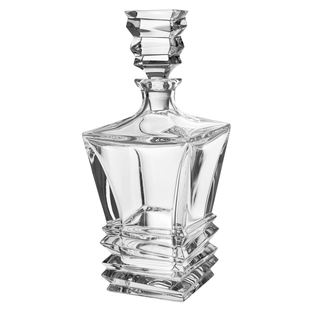 European Crystal Square Whiskey Decanter 28 oz R59122