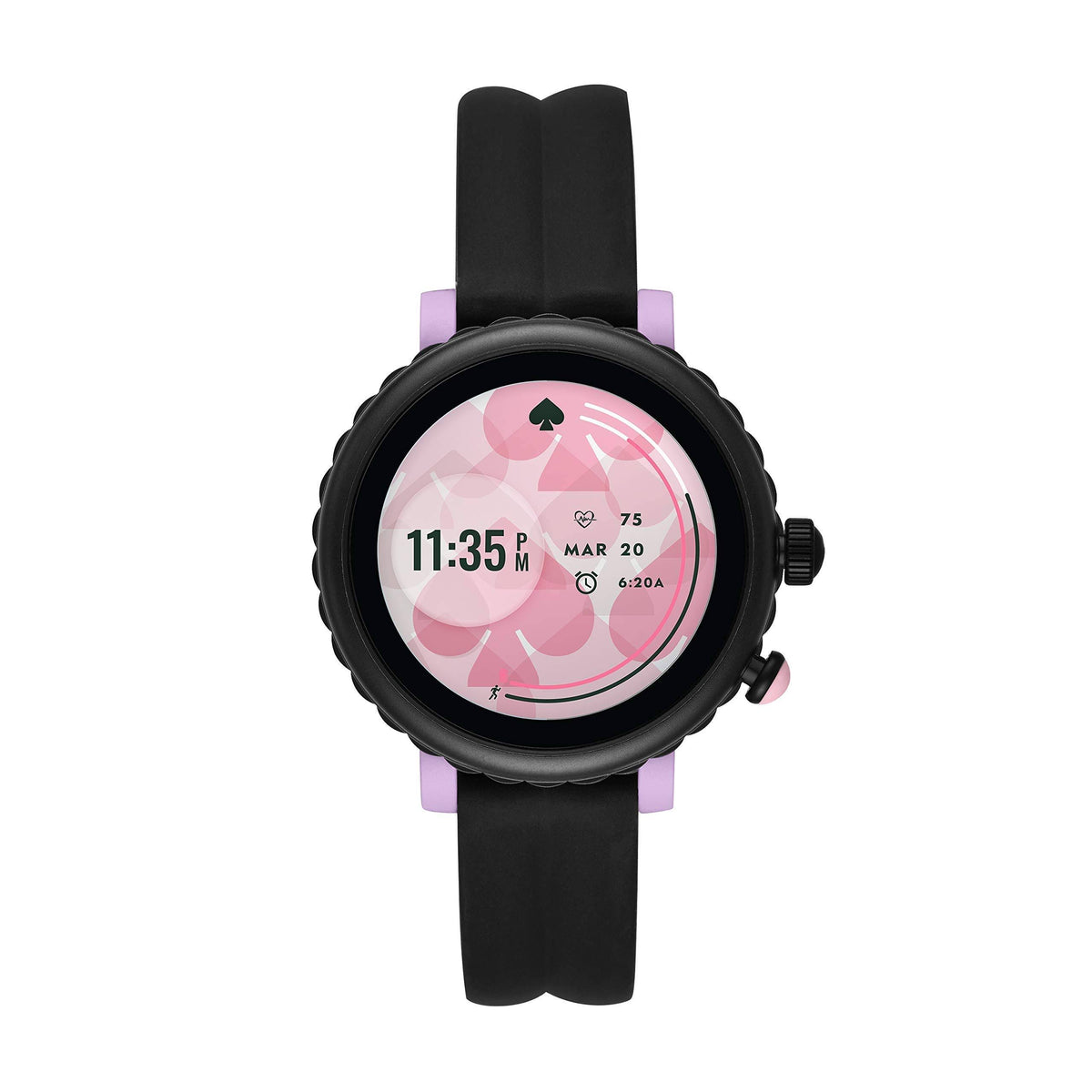 Black Silicone Sport Smartwatch Y650