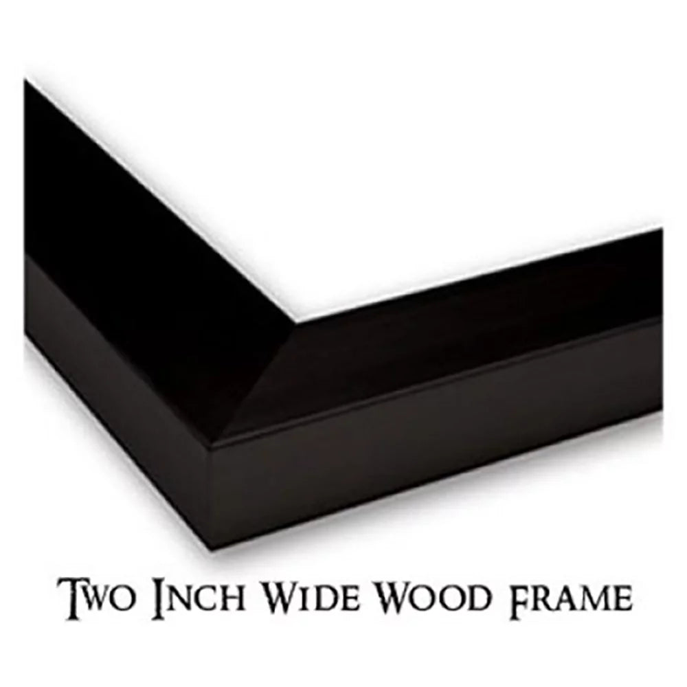 Black Modern Framed Art Print G444