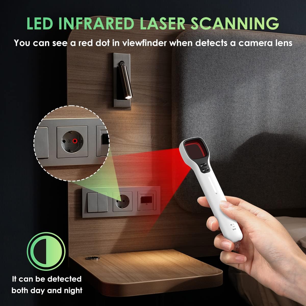 Portable Anti Spy Detector with 3 Detection Modes J26012