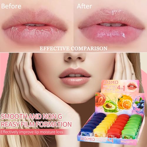 24 Lip Balm Fruit Flavor Set M4235