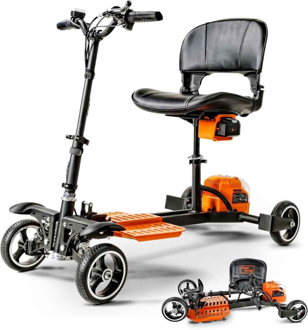 4-Wheel Lightweight Foldable Mobility Scooter W90815