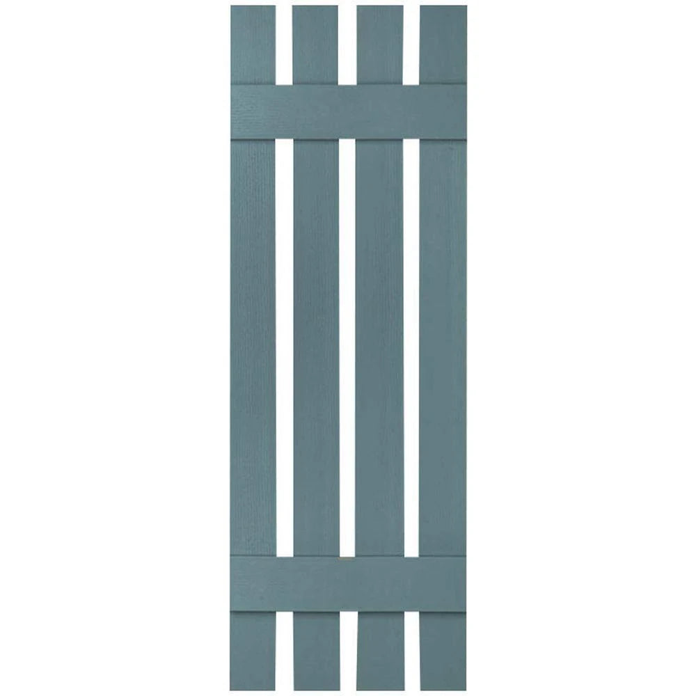 Wedgewood Blue Vinyl Board-n-Batten Shutters V84553
