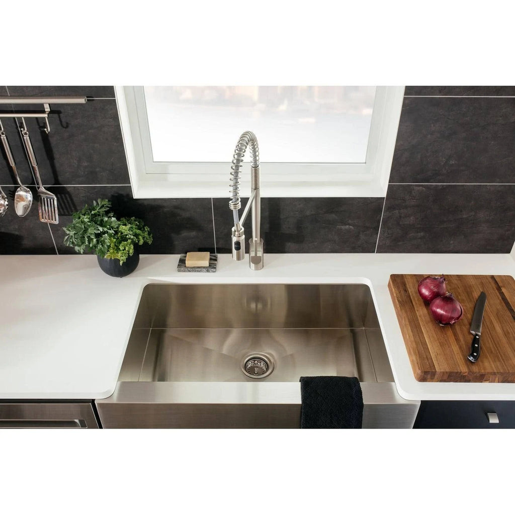 Black One-Handle Pulldown Kitchen Faucet I9975