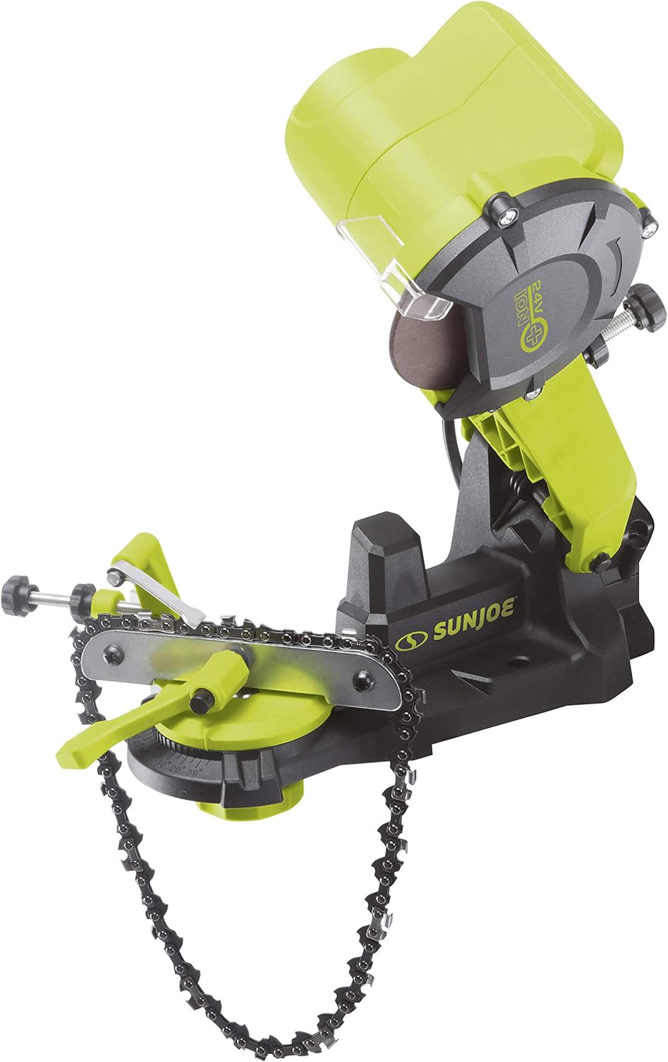 24-Volt Cordless Chainsaw Sharpener Kit with 2.0-Ah Battery and Quick Charger Z975307