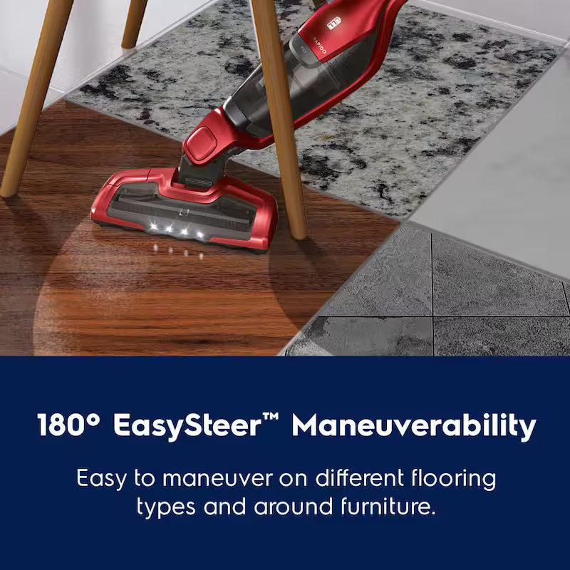 Red Cordless Stick Vacuum Z733