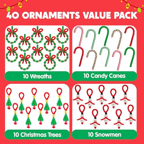 Christmas Beaded Ornament Craft O6166