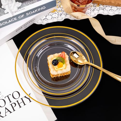 350Pcs Gold Dinnerware Set for 50 Guests O226814