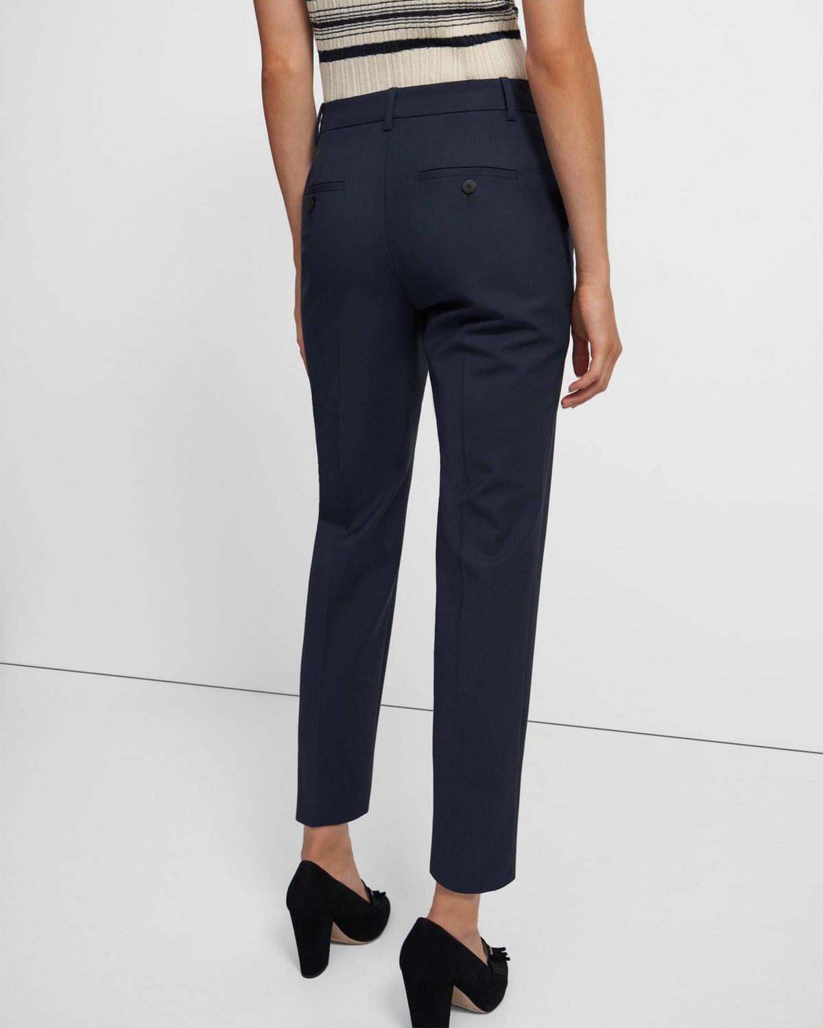 Blue Wool Treeca Pant Z311965