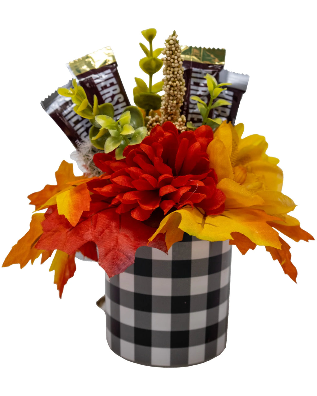 Miniature Fall Floral Candy Bouquet V3730