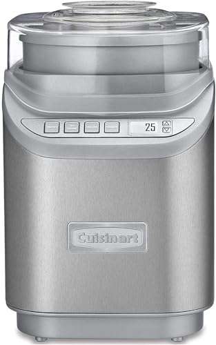 Ice Cream Maker Machine, 2 Quart, Stainless Steel P4627