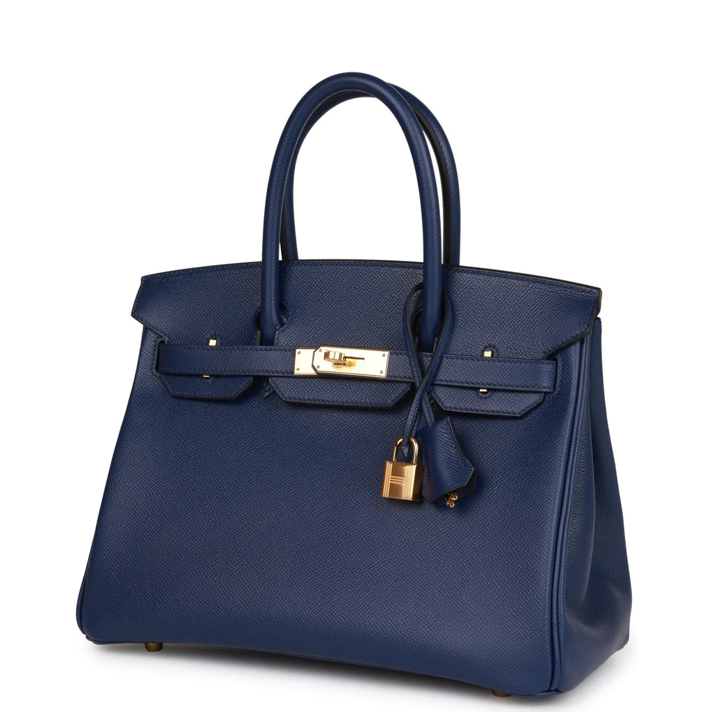 Bleu Saphir Epsom Leather Handbag R782144