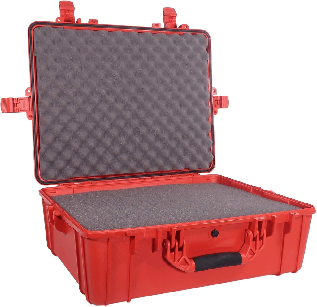 Black Waterproof Hardshell Dry Box Cargo Trunk Storage with Foam G411