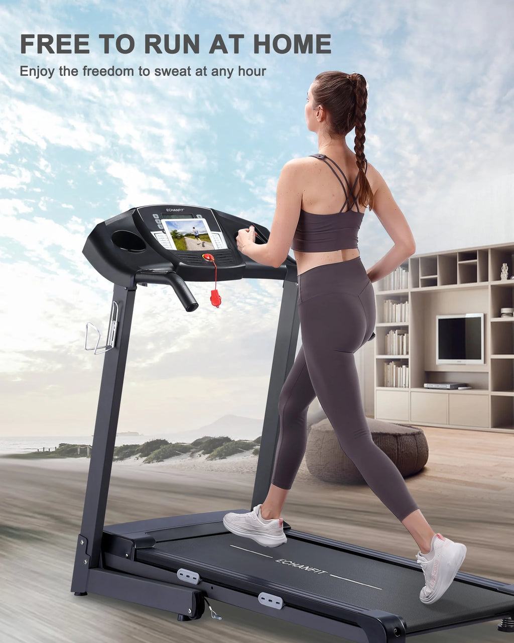 Auto Treadmill with 12% and Bluetooth Speaker T905