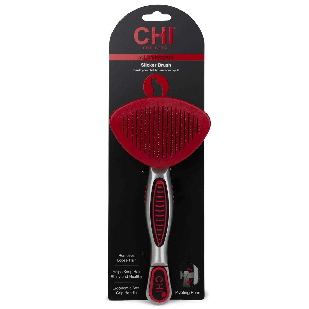 Self Cleaning Pivoting Cat Brush V48624