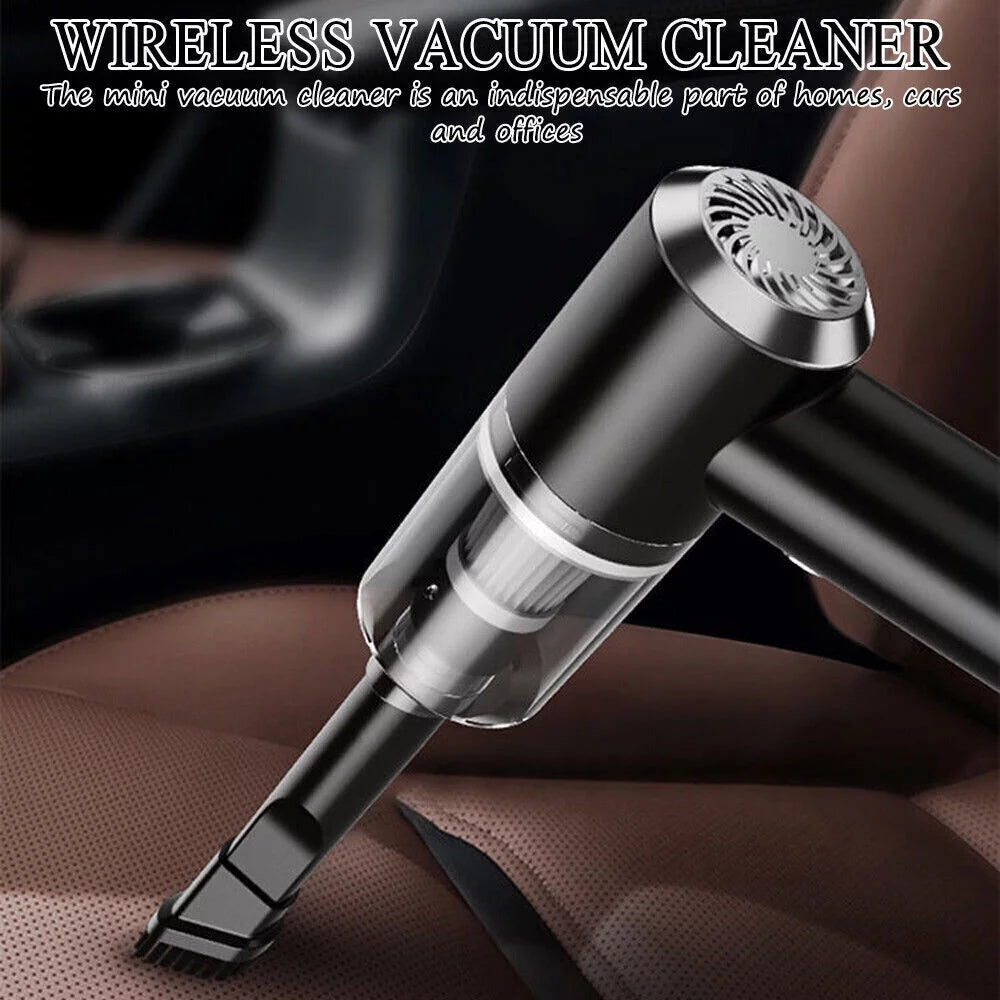 Cordless Handheld Car Vacuum Cleaner with 3 Attachments A546
