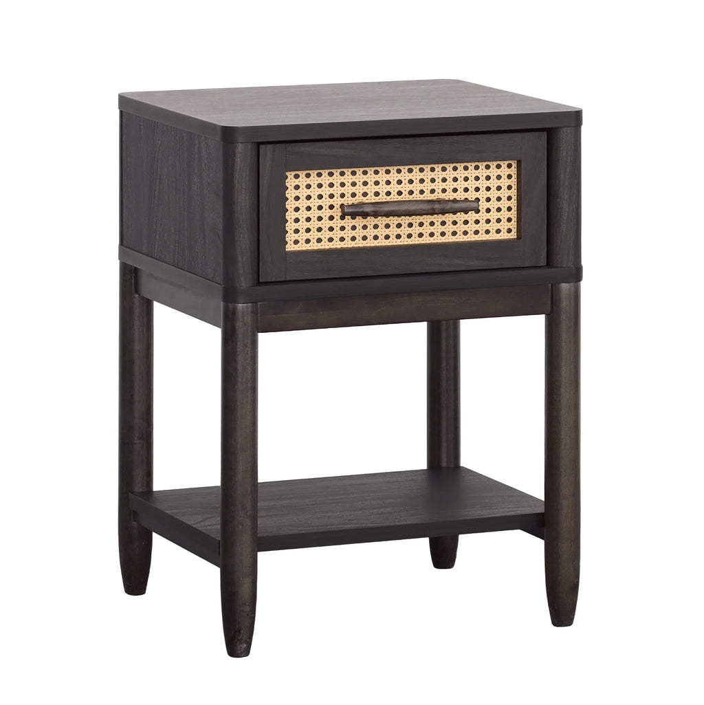 Charcoal Finish Night Stand D451630