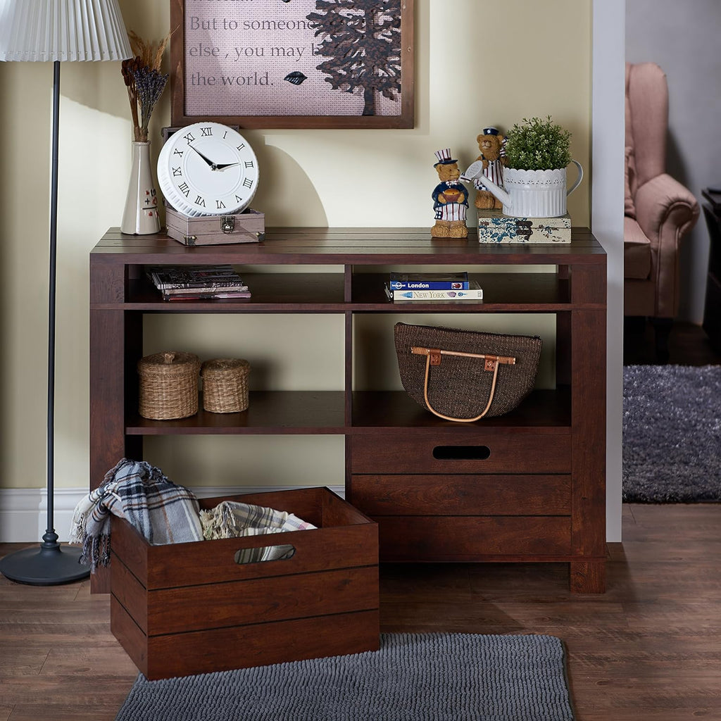 Vintage Walnut Console Table K908