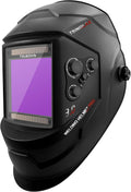 Large Viewing Screen Solar Powered Auto Darkening Welding Helmet, 4 Sensor, Pack of 2 S233