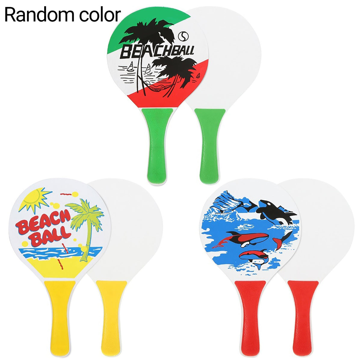 2Pcs Badminton Racket with Ball Random Color Sports Game Toy F6954