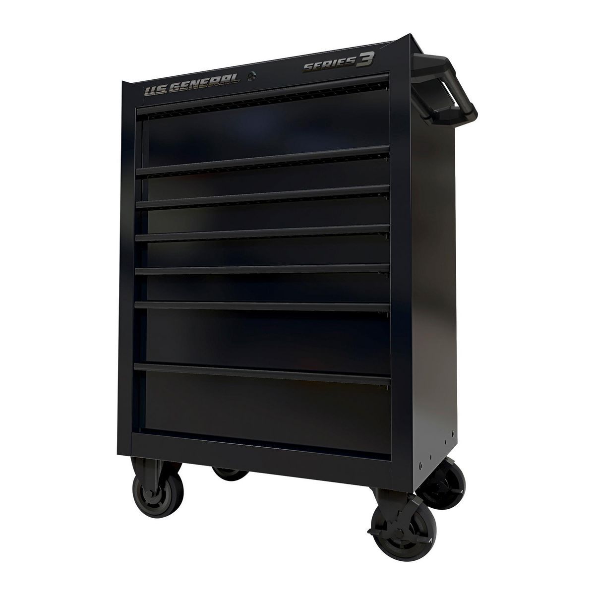27 in. x 22 in. Black Roll Cab J895