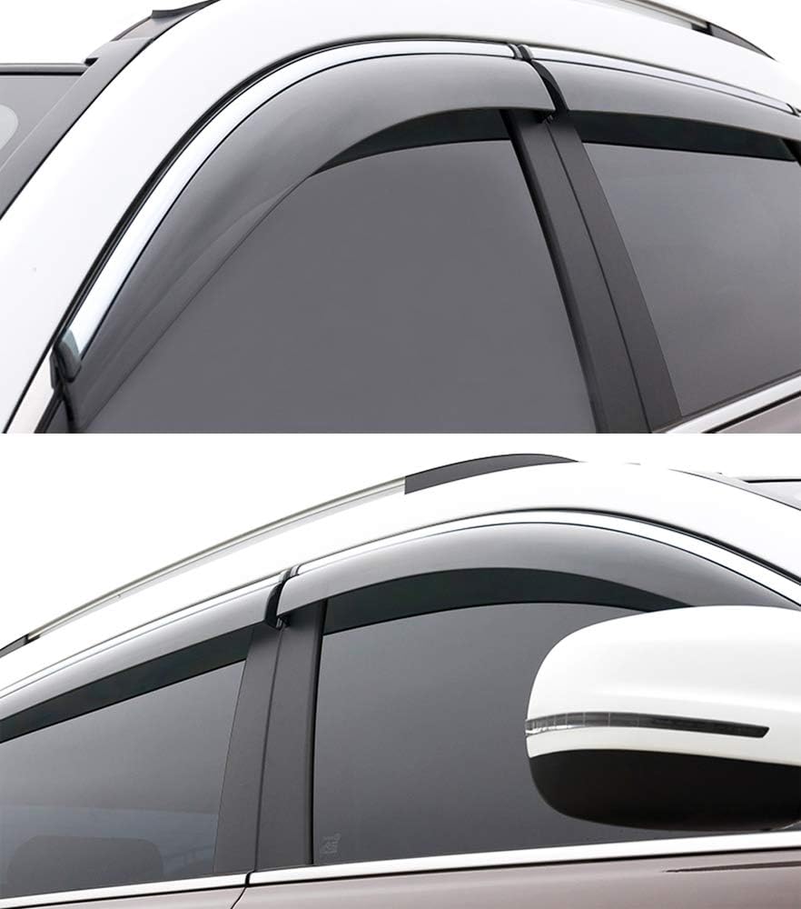 Car Window Visor Vent Shade Deflector Sun/Rain/Fog Guards H988952