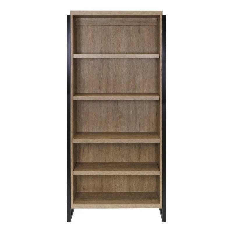 Modern Open Wood Laminate Bookcase N49256