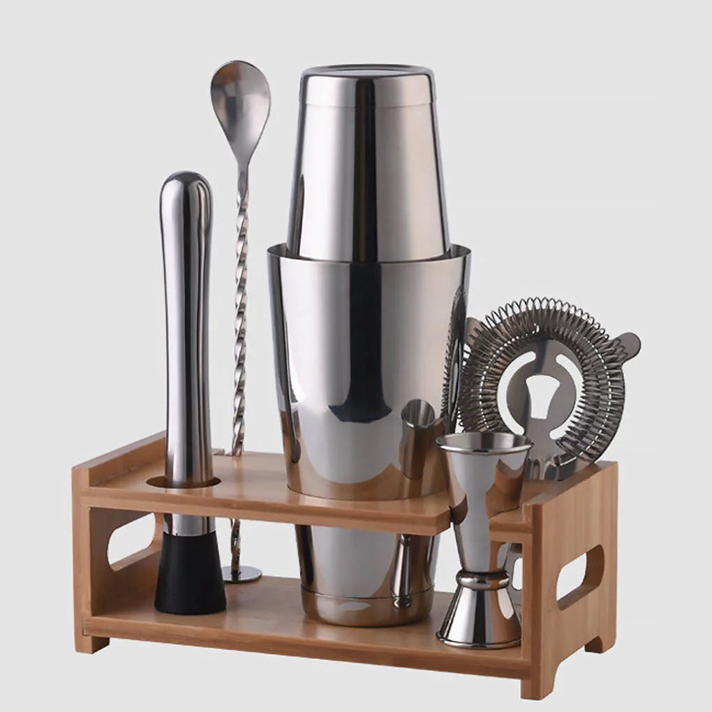10 Pcs Stainless Steel Bartender Kit U3442