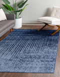Blue 8' x 10' Medium Rug S218