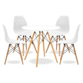 5 Piece White Dining Set R98847