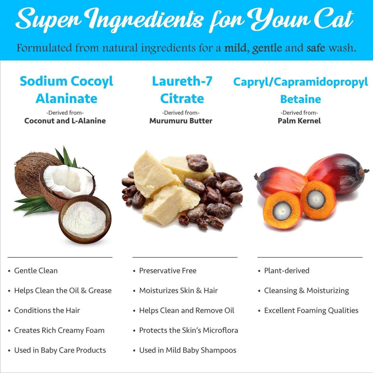 Waterless Cat Shampoo No Rinse Foam C244