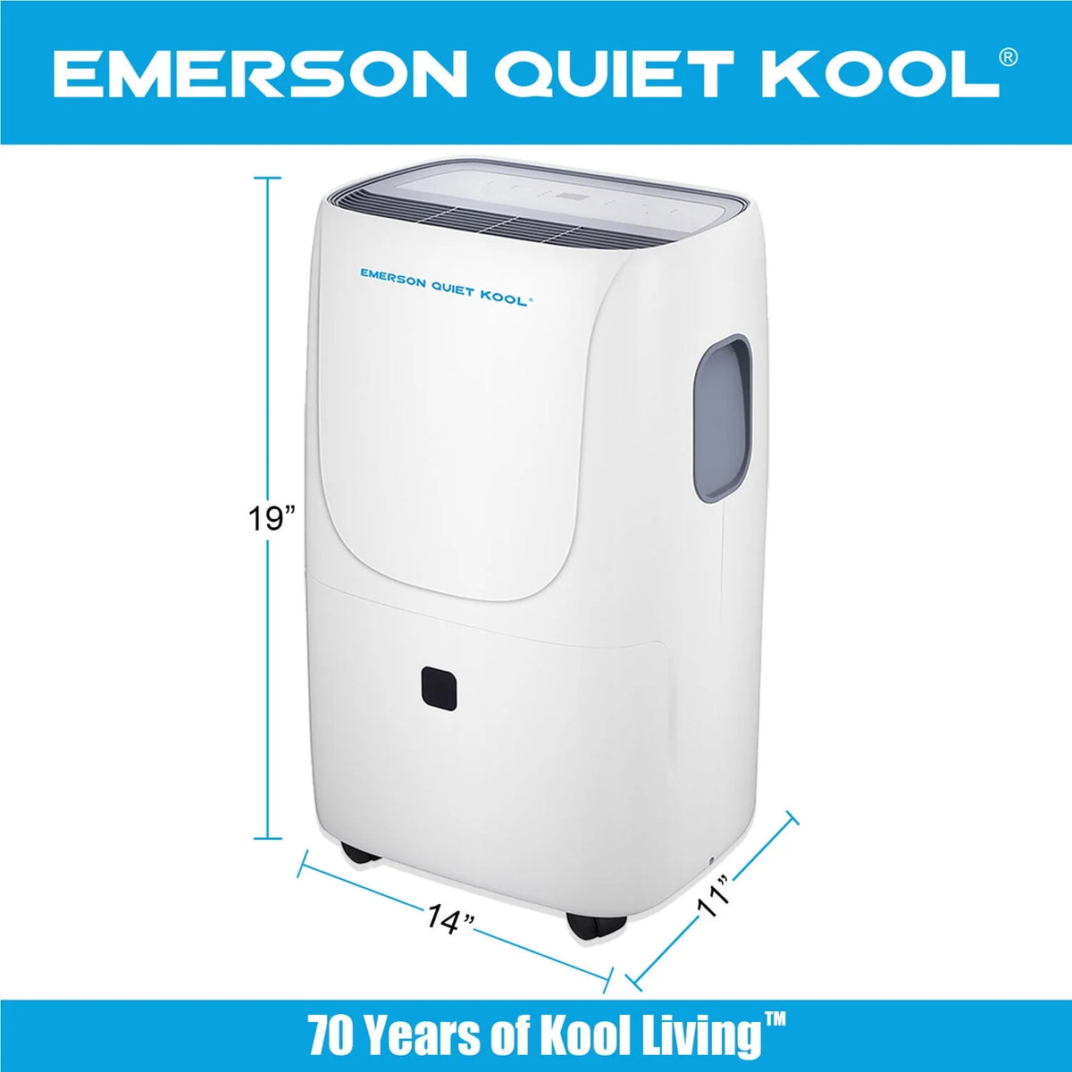 40 Pint Dehumidifier with Front-Access Collection Bucket & 24-Hour Timer G9514